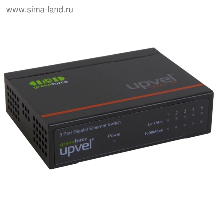 Коммутатор Upvel US-5G 5x10/100/1000BASE-T - Фото 1