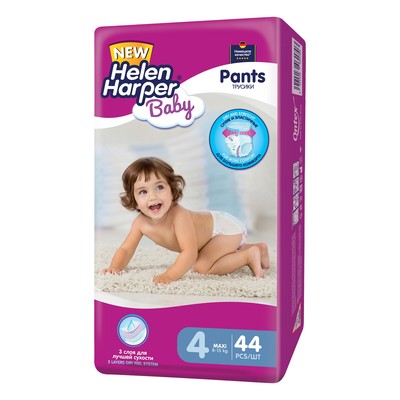 Детские подгузники-трусики Helen Harper Baby Maxi (8-13 кг), 44 шт.
