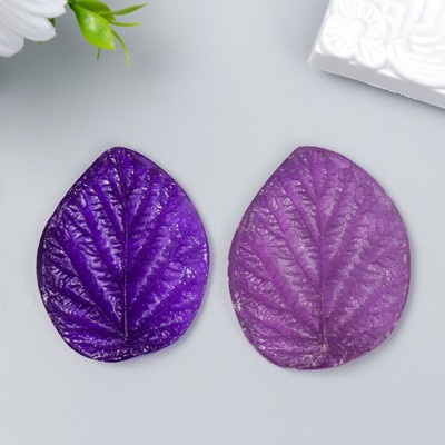 Молд пластик st-0179 "Лист малины" 4,5х6 см МИКС