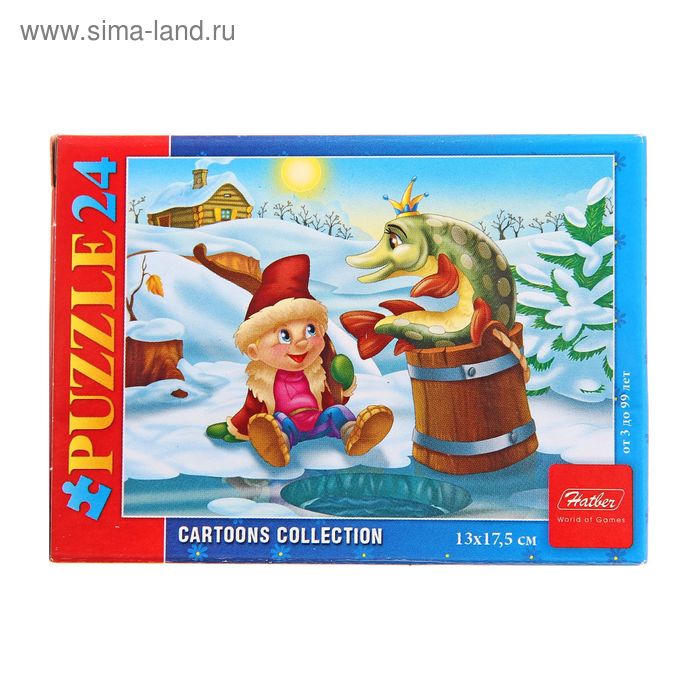 Пазлы "Сказки", 24 элемента, МИКС - Фото 1