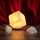 Соляной светильник "Кубик Зарик" малый 10 х 10 см, цельный кристалл - Фото 1
