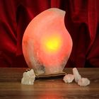 Соляной светильник "Огонек" большой 19х15х6 см, цветной, цельный кристалл - Фото 1