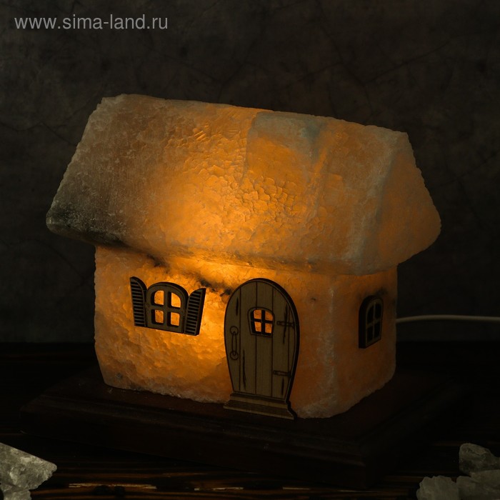Соляная лампа "Сказочный домик", 12 х 18 х 20 см - Фото 1