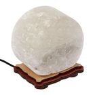 Соляной светильник USB "Радуга КРУГ" 8х8 см, цветной, цельный кристалл - Фото 2