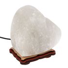 Соляной светильник USB "Радуга СЕРДЦЕ", 8х8 см, цветной, цельный кристалл - Фото 2