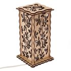 Соляной светильник "Ветка" 20 х 12 см, деревянный декор - Фото 3