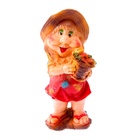 Садовая фигура из гипса «Гном с корзиной», 39×15×16 см, МИКС - Фото 4