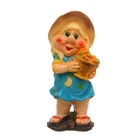 Садовая фигура из гипса «Гном с корзиной», 39×15×16 см, МИКС - Фото 7