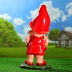 Садовая фигура "Гном девочка клубника" 24х27х58см - Фото 3