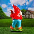 Садовая фигура "Гном с гитарой" 23х20х48см - Фото 3