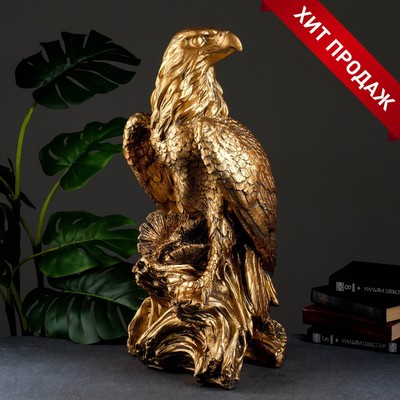 Фигурка гипс «Орел», бронза, 27×30×62 см