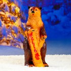 Садовая фигура "Медведь Welcome" 22х22х50см - Фото 4