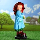 Садовая фигура "Девочка с зонтиком" 20х26х63см - Фото 1