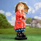 Садовая фигура "Девочка с зонтиком" 20х26х63см - Фото 4