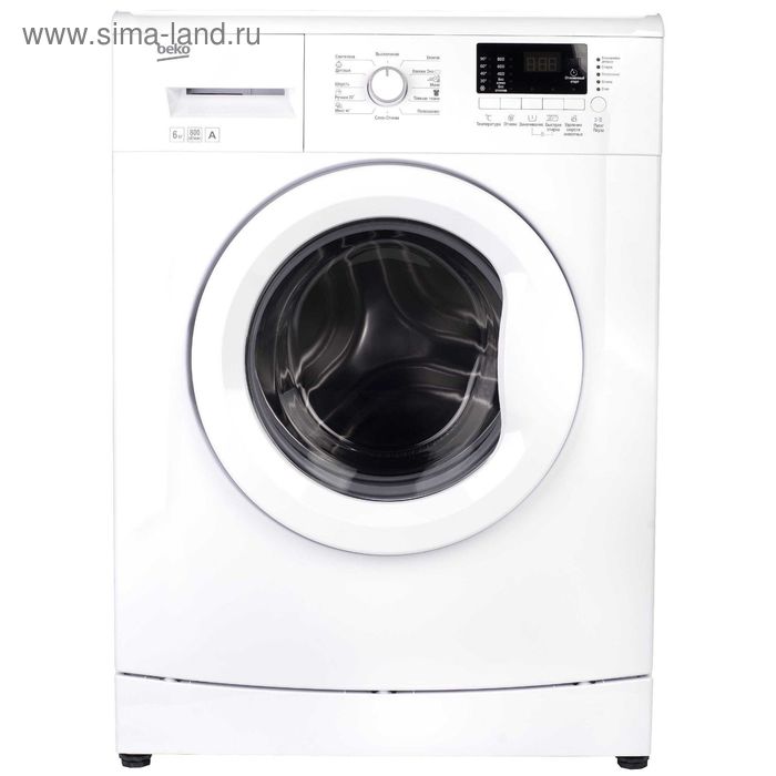 Стиральная машина Beko WKB 50831 PTM класс A, 800 об/мин, 5 кг, белая - Фото 1