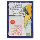 Картон для акрила, гуаши и темперы А3, 8 листов "Профессиональная серия", мелованный, 190 г/м² - Фото 1