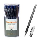 Ручка гелевая со стираемыми чернилами DeleteWrite Ice, 0.5 мм, синие чернила, матовый корпус Silk Touch - фото 25456343