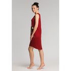Платье-майка женское, цвет бордовый, размер 46 - Фото 3