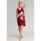 Платье женское М-260-10 цвет бордовый, р-р 52 - Фото 2