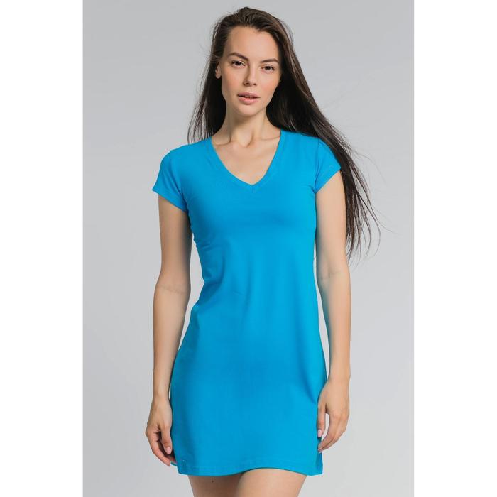 Платье женское М-240-02 цвет голубой, р-р 48 - Фото 1