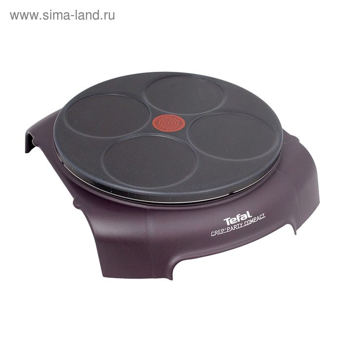 Блинница электрическая Tefal PY303633, 720Вт, d=4х11.5 см, антипригарное покрытие, фиолетовая 241999 - Фото 1