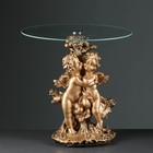 Подставка - стол "Пара ангелов" бронза 54см ПОЛИСТОУН - Фото 2