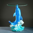 Подставка - стол "Дельфины" цветной 72см ПОЛИСТОУН - Фото 4