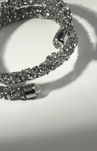 Браслет-пружинка «Шанталь» 2 ряда, цвет серебро, d=7 см - фото 31092067