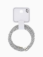 Браслет-пружинка «Шанталь», 2 ряда, цвет серебро, d=7 см 1886639