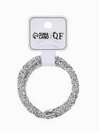 Браслет-пружинка «Шанталь», 2 ряда, цвет серебро, d=7 см 1886639