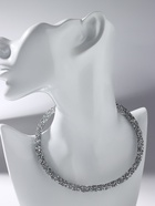 Колье «Шанталь», цвет серебряный, 30 см - Фото 6