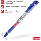 Ручка шариковая Luxor Style, узел 0.7 мм, чернила синие, резиновый упор - Фото 1