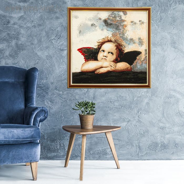 Гобеленовая картина "Ангел" 50х50 см - Фото 1