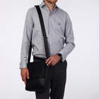 Сумка мужская «Сакси», цвет чёрный - фото 25890771