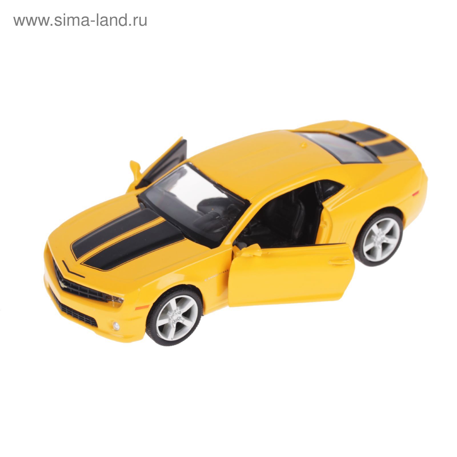 Машина инерционная Chevrolet Camaro, жёлтая, масштаб 1:32 (2390203) -  Купить по цене от 252.00 руб. | Интернет магазин SIMA-LAND.RU