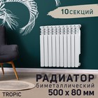 Радиатор Tropic 500x80 мм биметаллический, 10 секции - фото 9063183