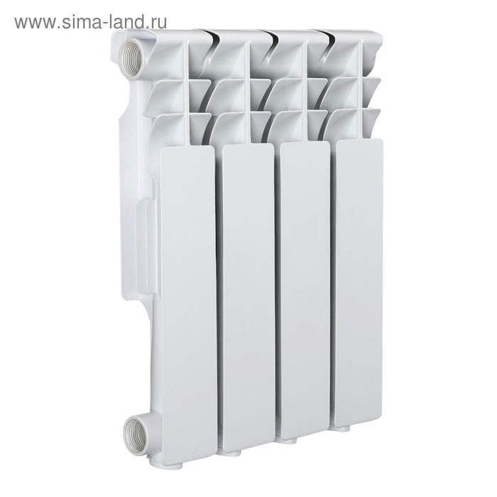 Радиатор Tropic 350×80 мм алюминиевый, 4 секции - Фото 1