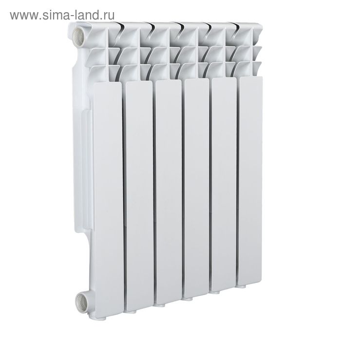 Радиатор Tropic 500×80 мм алюминиевый, 6 секций