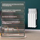 Радиатор Tropic 500x100 мм алюминиевый, 4 секции - фото 25403102