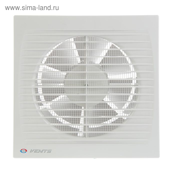 Вентилятор вытяжной VENTS 150 С, d=150 мм, 220-240 В, белый - Фото 1