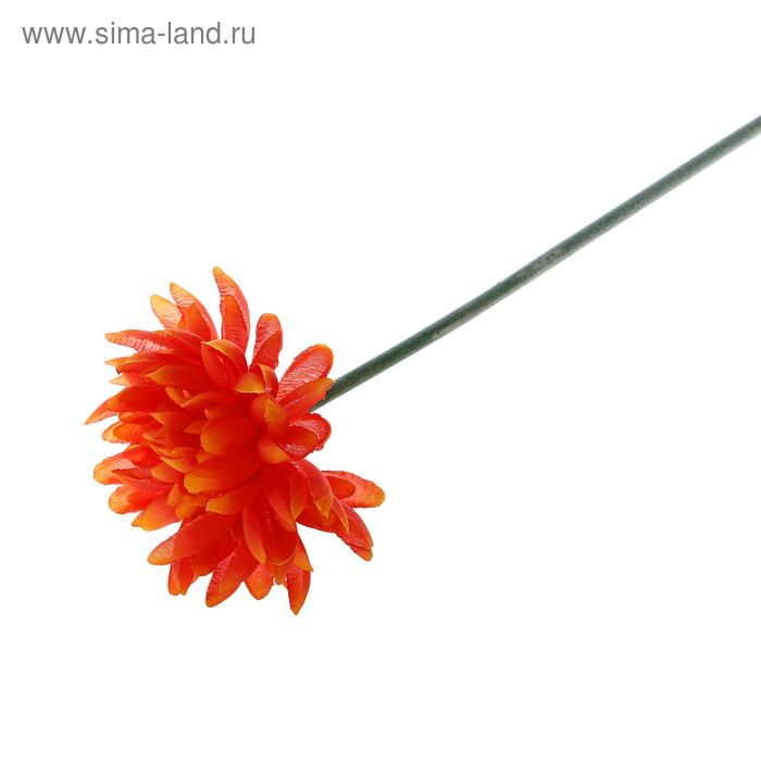 Цветы искусственные "Астра нежная" оранжевая 9*45 см - Фото 1