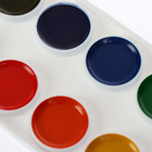 Акварель 12 цветов "Каляка-Маляка", медовая, без кисти, картон - Фото 2