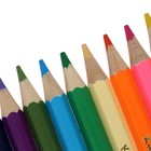 Карандаши 12 цветов "Каляка-Маляка", шестигранные, короткие - Фото 4