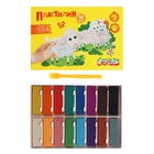 Пластилин 16 цветов 240 г «Каляка-Маляка», со стеком - Фото 1