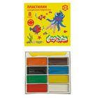 Пластилин «Каляка-Маляка», 8 цветов, 120 г, со стеком - Фото 1