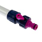 Щетка для мытья CityUp CU-613, телескопическая, 100-172 см, водосгон, с краном, усиленная - Фото 4