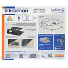 Кронштейн Kromax S-MONO, для аудио-видео аппаратуры, до 2 кг, 150х172 мм, черный - Фото 7