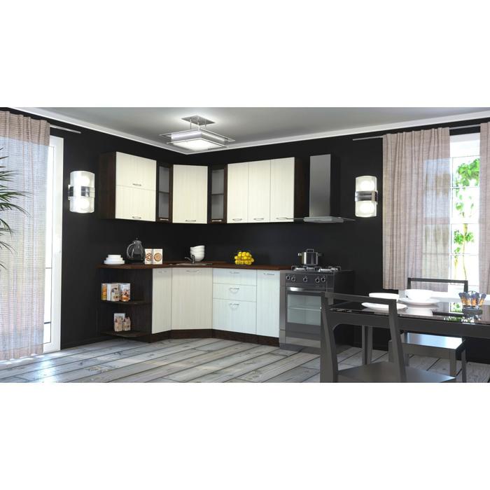 Кухонный гарнитур Полина оптима, 1500 х 1800 мм - Фото 1