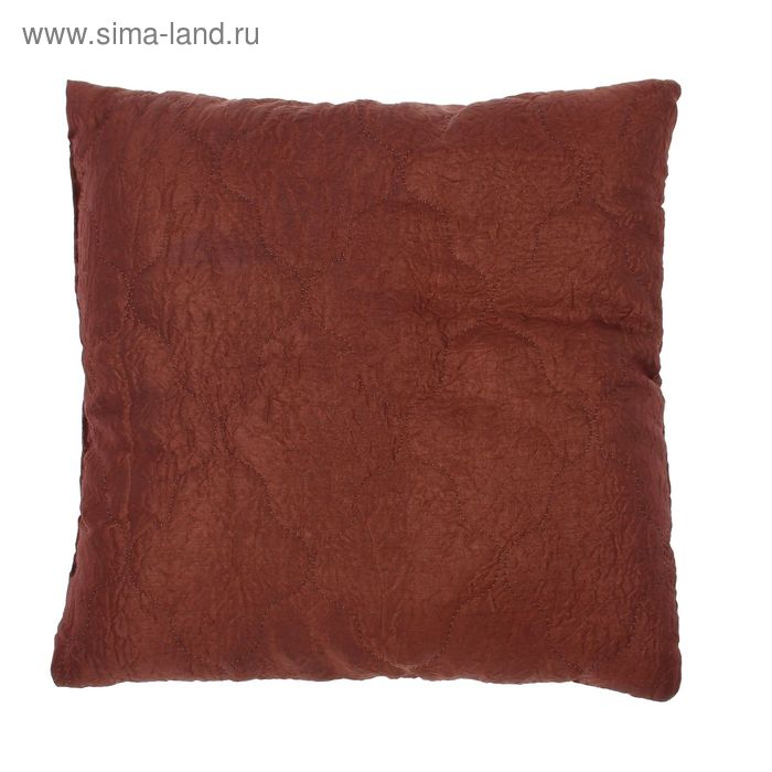 Декоративная подушка тафта «Элеганс», 38х38 см, шоколад, п/э 100% - Фото 1