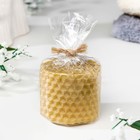 Антимоскитная свеча из вощины медовая, 4 см, с маслом Гвоздика, репелентная - Фото 2